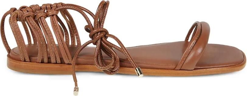 Patrizia Pepe Square Essential Fly sandalen Bruin