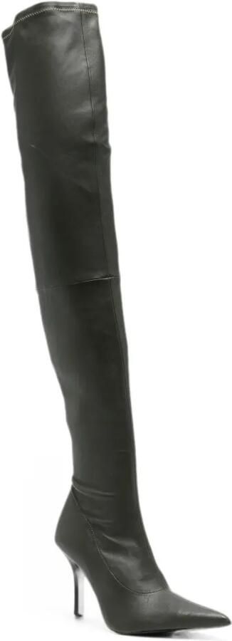 Patrizia Pepe Stretch-nappa overknee laarzen Zwart - Foto 2