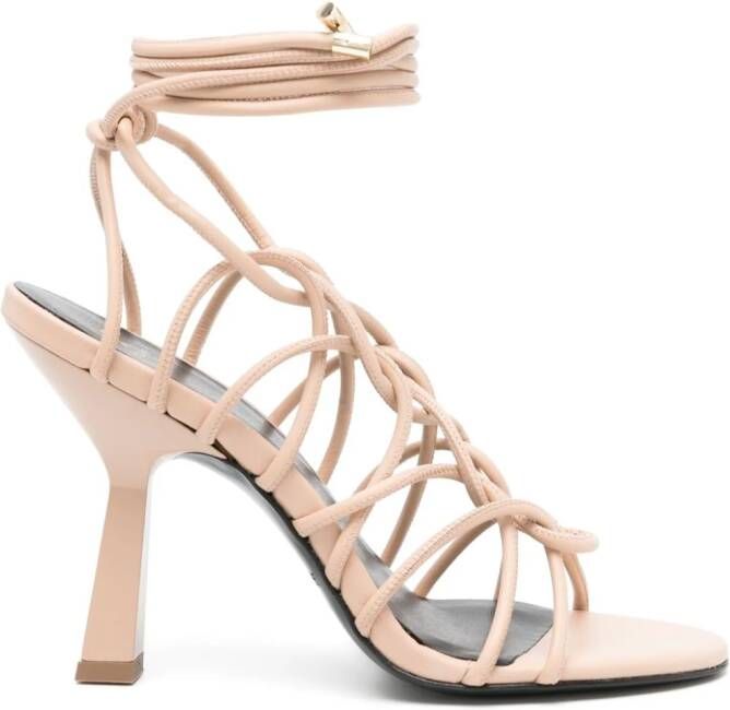 Patrizia Pepe Vetersandalen Beige