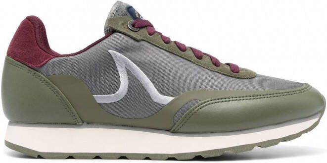 Paul & Shark Sneakers met geborduurd logo Groen