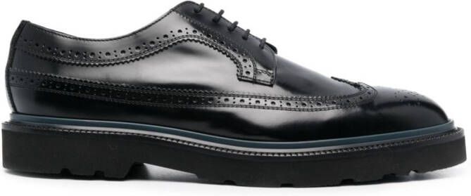 Paul Smith Count brogues met decoratieve stiksels Zwart