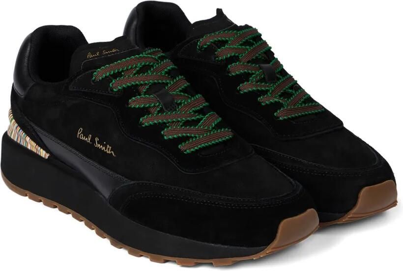 Paul Smith Aston sneakers met gestreepte hak Zwart