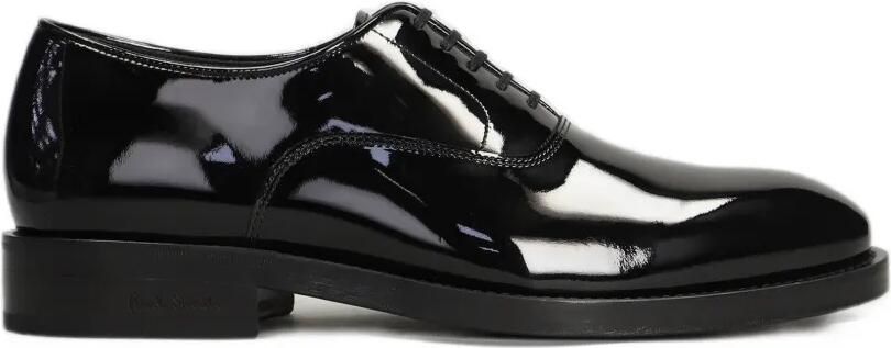 Paul Smith black 'Brubeck' patent leather shoes Zwart