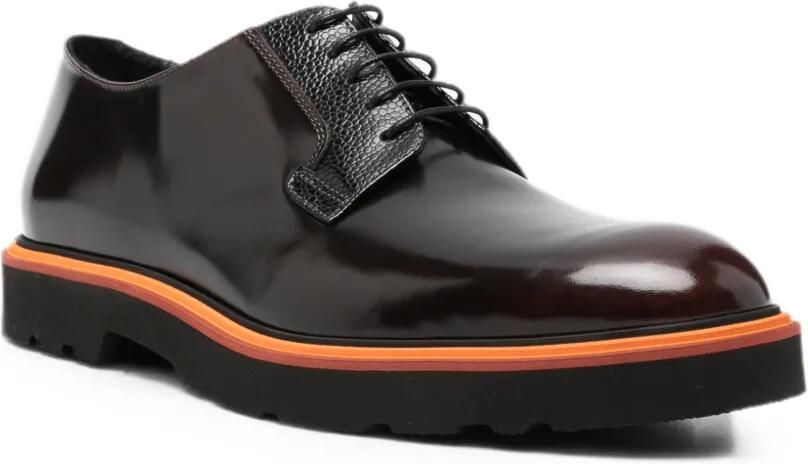 Paul Smith Bordeauxrode high-waist 'Ras' schoenen Bruin - Foto 2