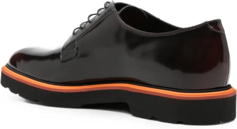 Paul Smith Bordeauxrode high-waist 'Ras' schoenen Bruin - Foto 3