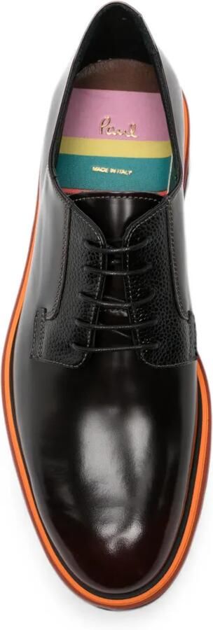 Paul Smith Bordeauxrode high-waist 'Ras' schoenen Bruin - Foto 4