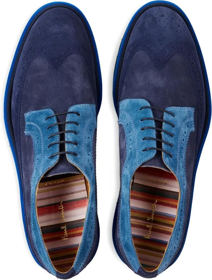Paul Smith Count suède brogues Blauw - Foto 2
