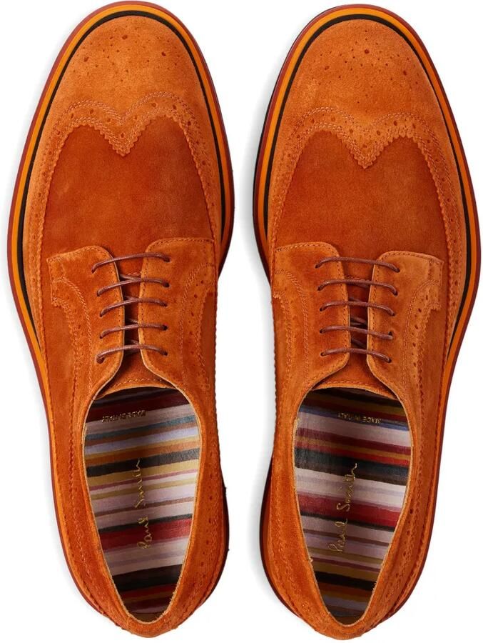 Paul Smith Count suède brogues Bruin - Foto 2