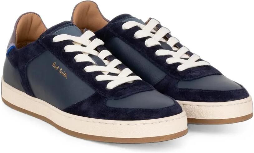 Paul Smith 'Destry' marineblauwe sneakers - Foto 3