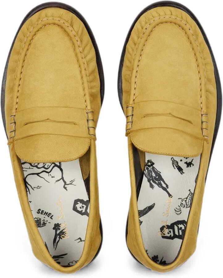 Paul Smith Faron' nubuck leather loafers Geel - Foto 2