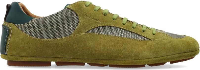 Paul Smith Marini sneakers met mesh vlak Groen