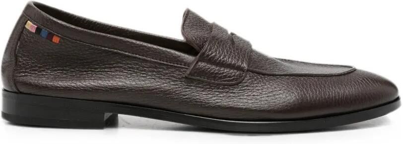 Paul Smith Murano bewerkte leren loafers Bruin