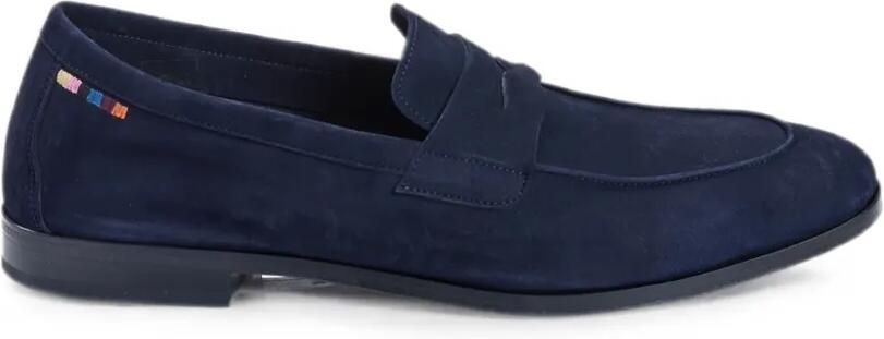 Paul Smith Murano suede penny-slot loafers Blauw