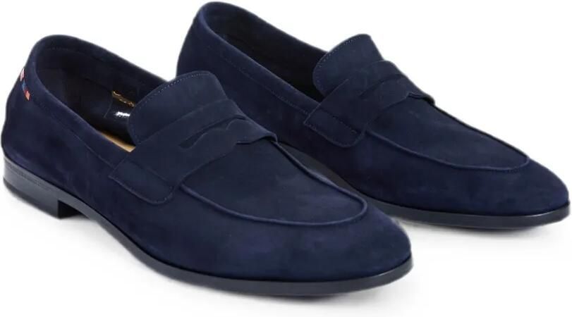 Paul Smith Murano suede penny-slot loafers Blauw - Foto 4