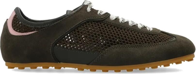 Paul Smith Samara mesh suède sneakers Bruin