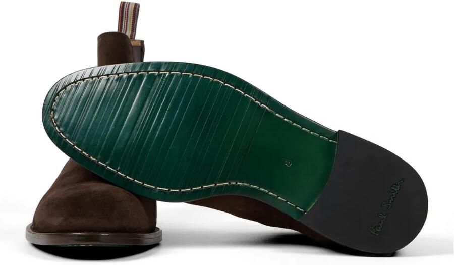 Paul Smith Suède laarzen met elastische vlakken Bruin - Foto 5
