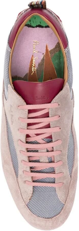Paul Smith Suède leren sneakers met vlakken Roze - Foto 3