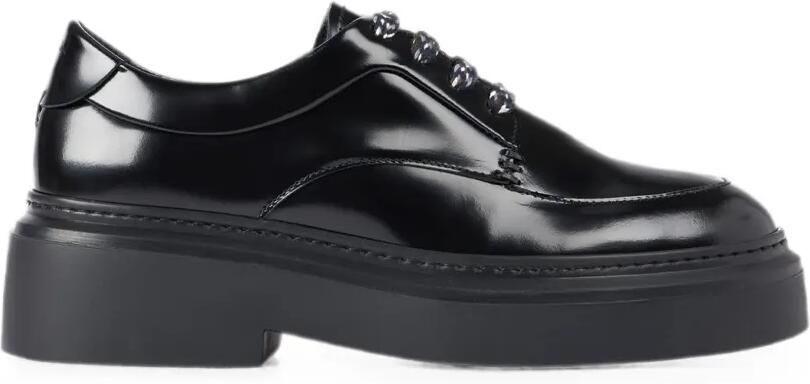Paul Smith Tunis veterschoenen met plateauzool Zwart