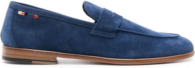 Paul Smith Suède loafers Blauw