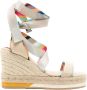 Paul Smith Quilan 50 sandalen met print Beige - Thumbnail 1