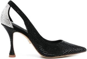 Paul Warmer Pumps verfraaid met stras Zwart