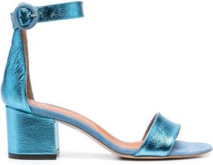 Paul Warmer Leren sandalen Blauw
