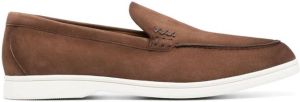Paul Warmer Loafers met decoratief stiksel Bruin