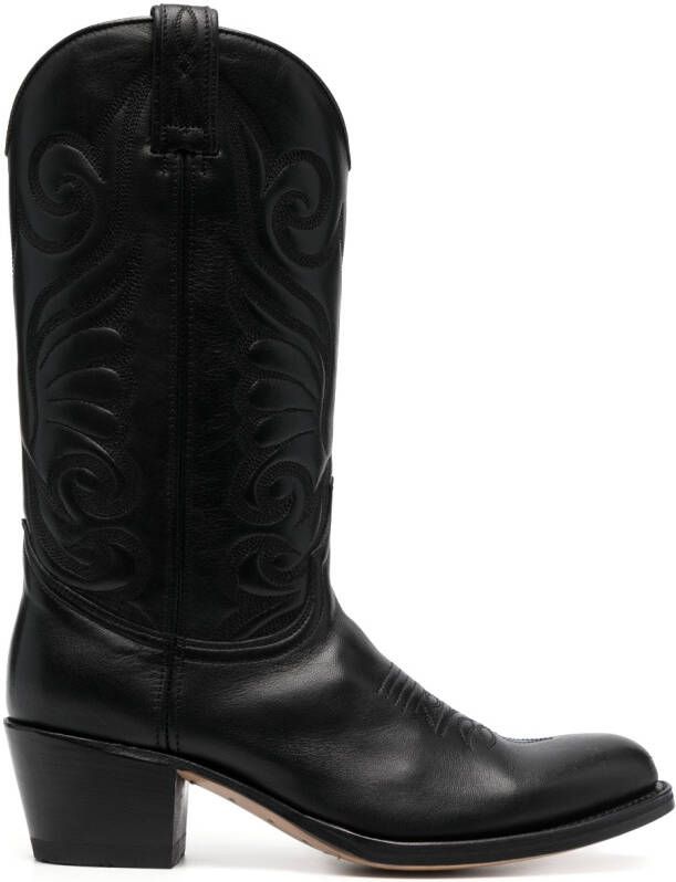 Paul Warmer Kansas De Luxe cowboylaarzen Zwart