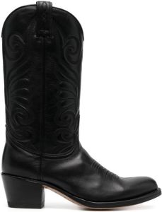 Paul Warmer Kansas De Luxe cowboylaarzen Zwart