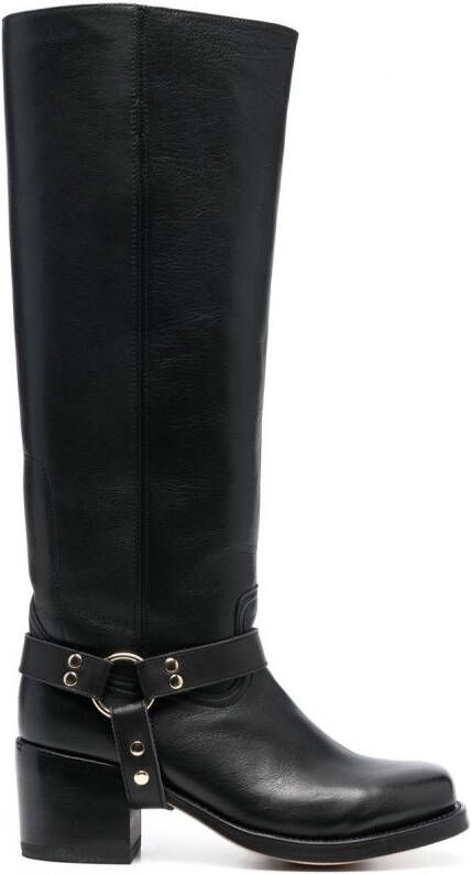 Paul Warmer Laarzen met ringdetail Zwart