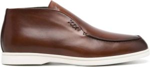 Paul Warmer Mr Warmer leren loafers Bruin