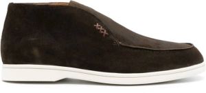 Paul Warmer Mr Warmer suède loafers Groen
