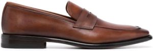 Paul Warmer Mr.Warmer leren loafers Bruin