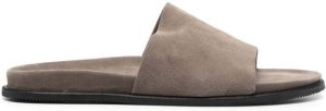 Paul Warmer Slippers met open neus Grijs