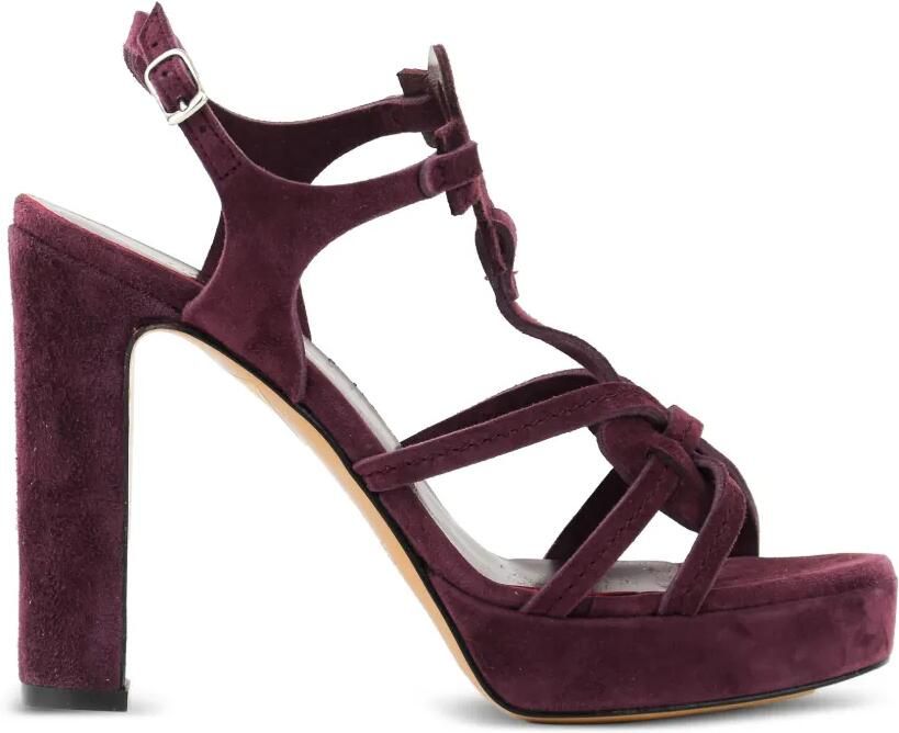 Paul Warmer 123 Paris T-bar sandalen met hoge hak Rood