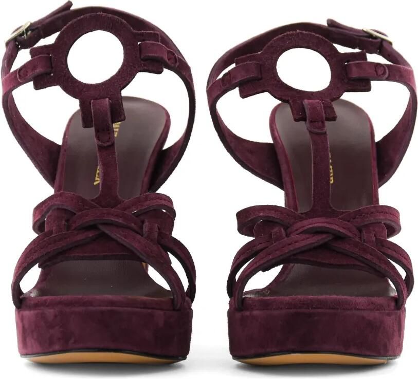 Paul Warmer 123 Paris T-bar sandalen met hoge hak Rood - Foto 3