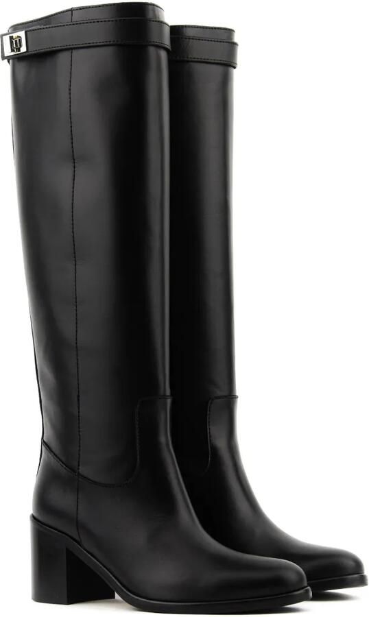Paul Warmer 65 mm leren knielaarzen Zwart - Foto 2