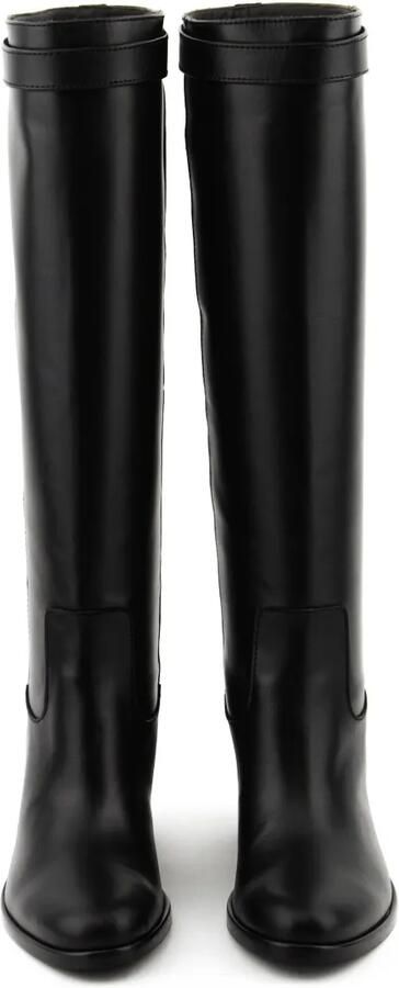 Paul Warmer 65 mm leren knielaarzen Zwart - Foto 3