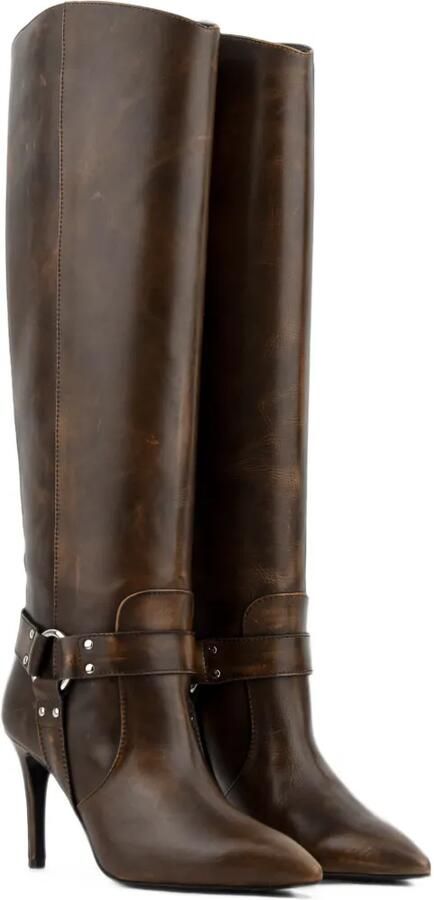Paul Warmer Arizona leather knee-high boots Bruin - Foto 3