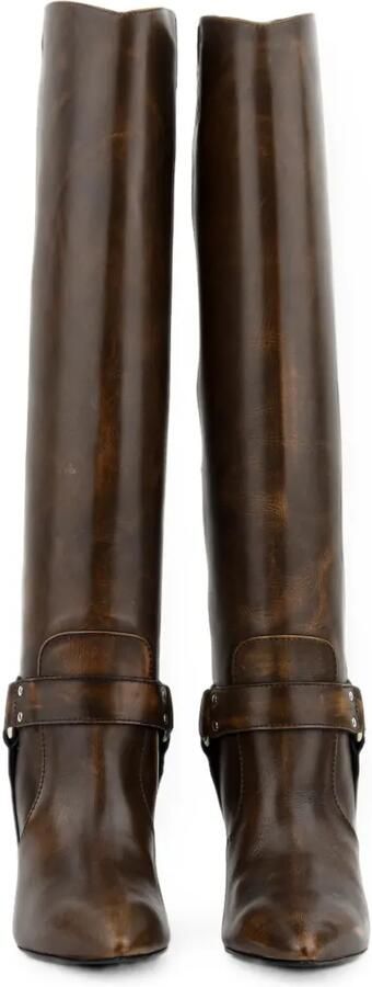 Paul Warmer Arizona leather knee-high boots Bruin - Foto 5