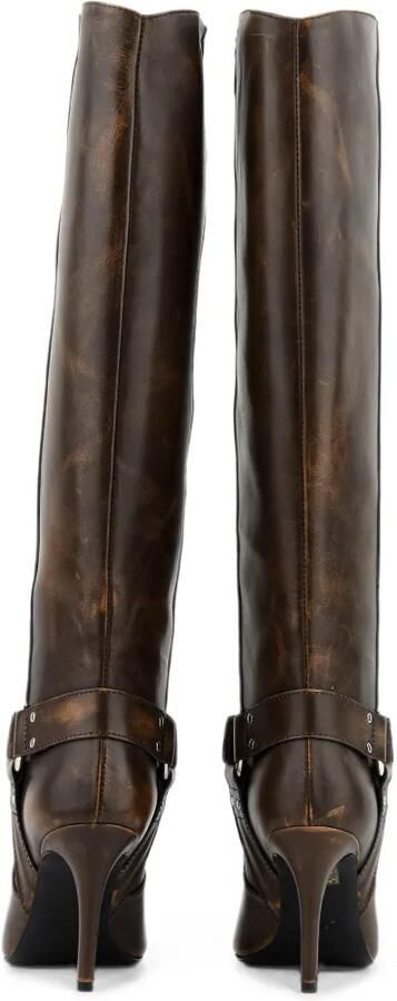 Paul Warmer Arizona leather knee-high boots Bruin - Foto 4