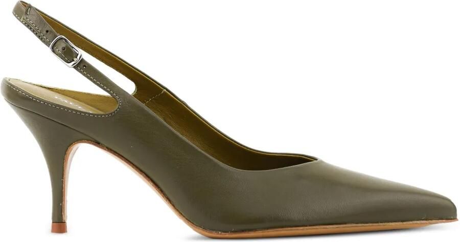 Paul Warmer Decadent sling pumps Groen