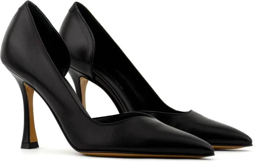 Paul Warmer D'orsay leren pumps Zwart - Foto 4