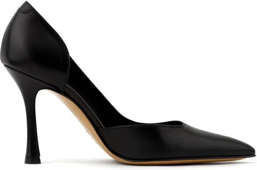Paul Warmer D'orsay leren pumps Zwart - Foto 3