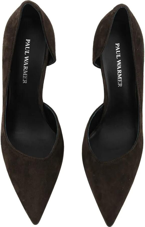 Paul Warmer D'Orsay suède pumps Bruin - Foto 4