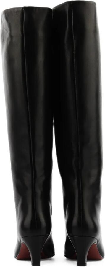 Paul Warmer Fredine pointed-toe knee-high boots Zwart - Foto 5