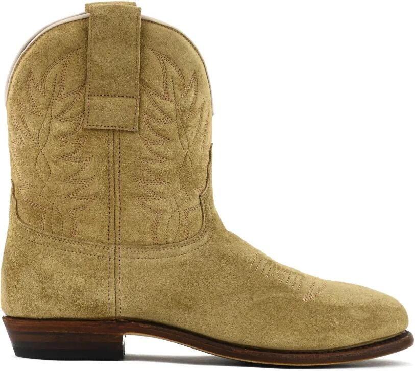 Paul Warmer Kansas leren cowboylaarzen Beige