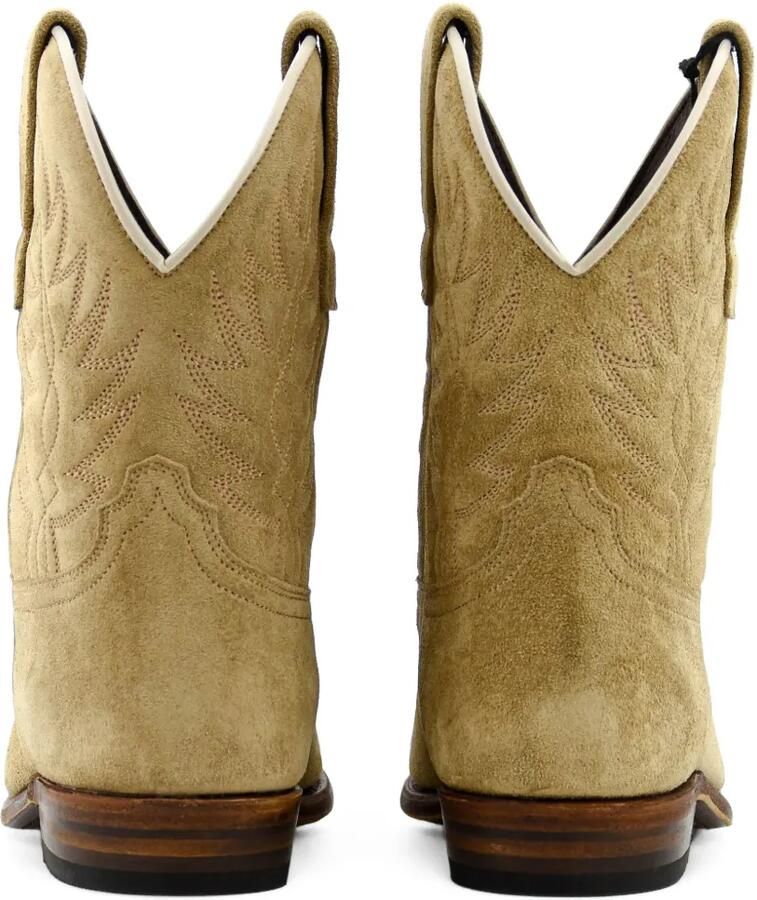 Paul Warmer Kansas leren cowboylaarzen Beige - Foto 2
