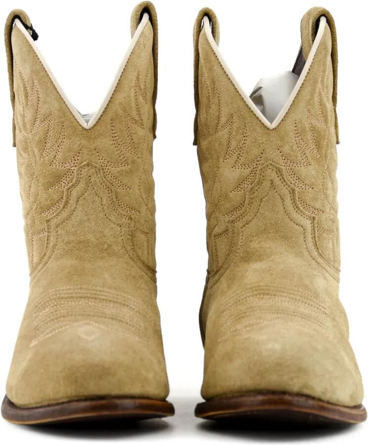 Paul Warmer Kansas leren cowboylaarzen Beige - Foto 4