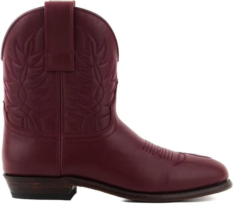 Paul Warmer Kansas leren cowboylaarzen Rood